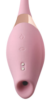 Shegasm Tandem Plus Silicone Suction Clit and G-Spot Vibrator Suction Stimulator